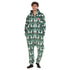 Snuggs Blanket Onesie Green Christmas